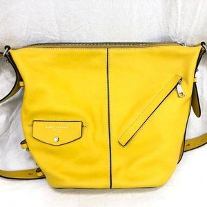 MARC JACOBS The Sling Yellow Leather Hobo Purse